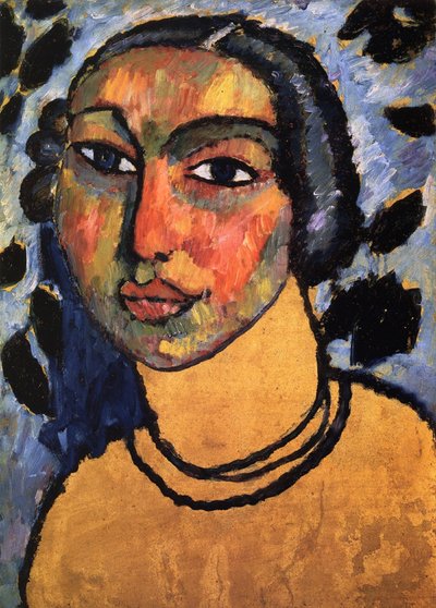 Eine jüdische Frau, ca. 1912 von Alexej von Jawlensky